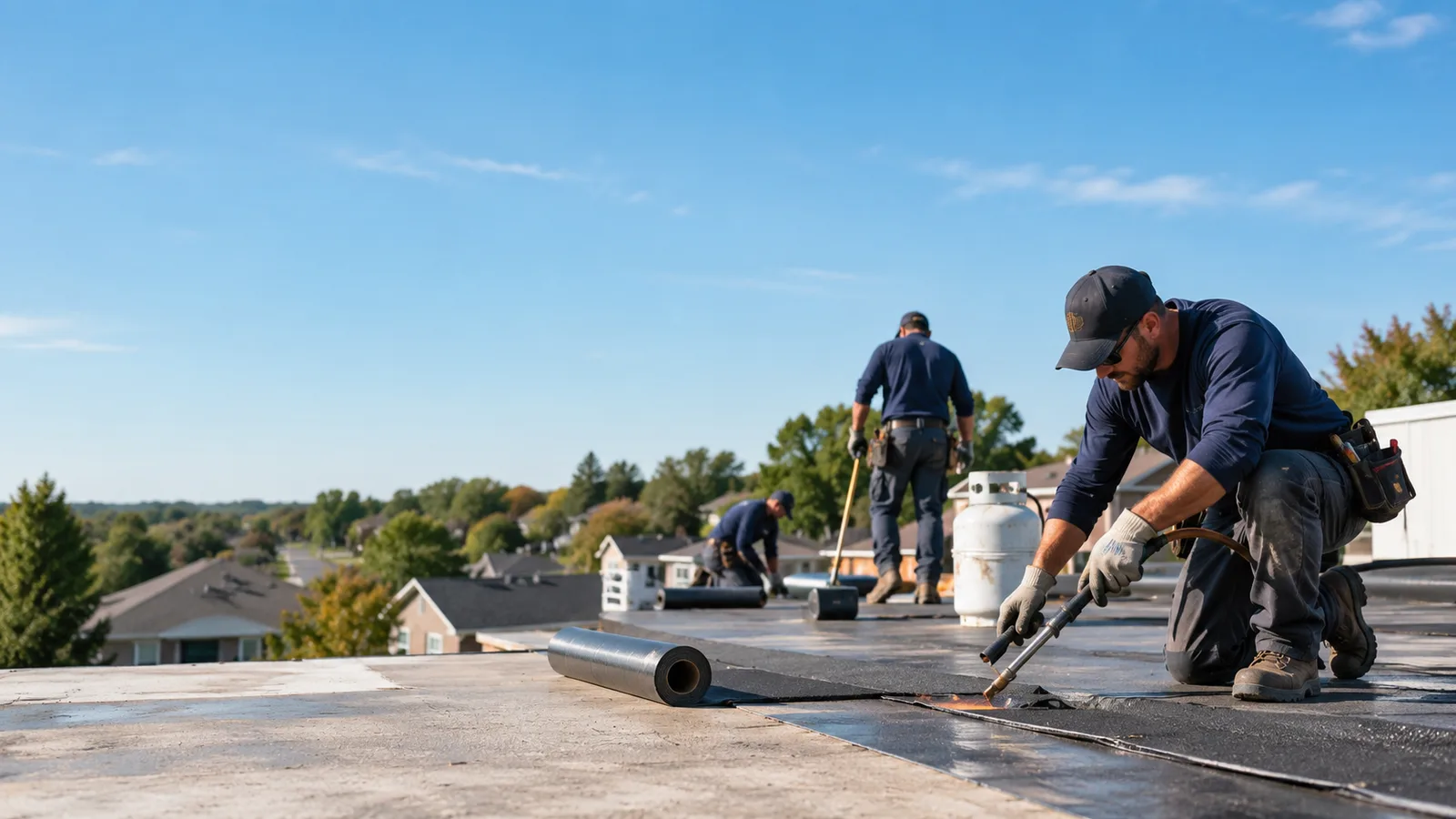 Flat Roof Leak Repair providers in Loami, IL